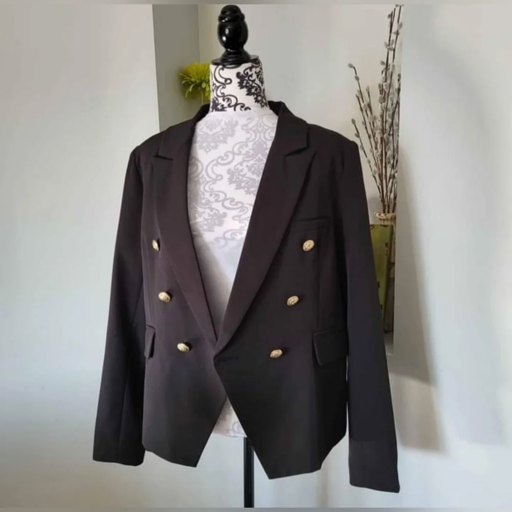 A.Z.I NEW YORK Valentine Sequined Heart Blazer NEW Women’s Sz Lrg - Picture 6 of 9